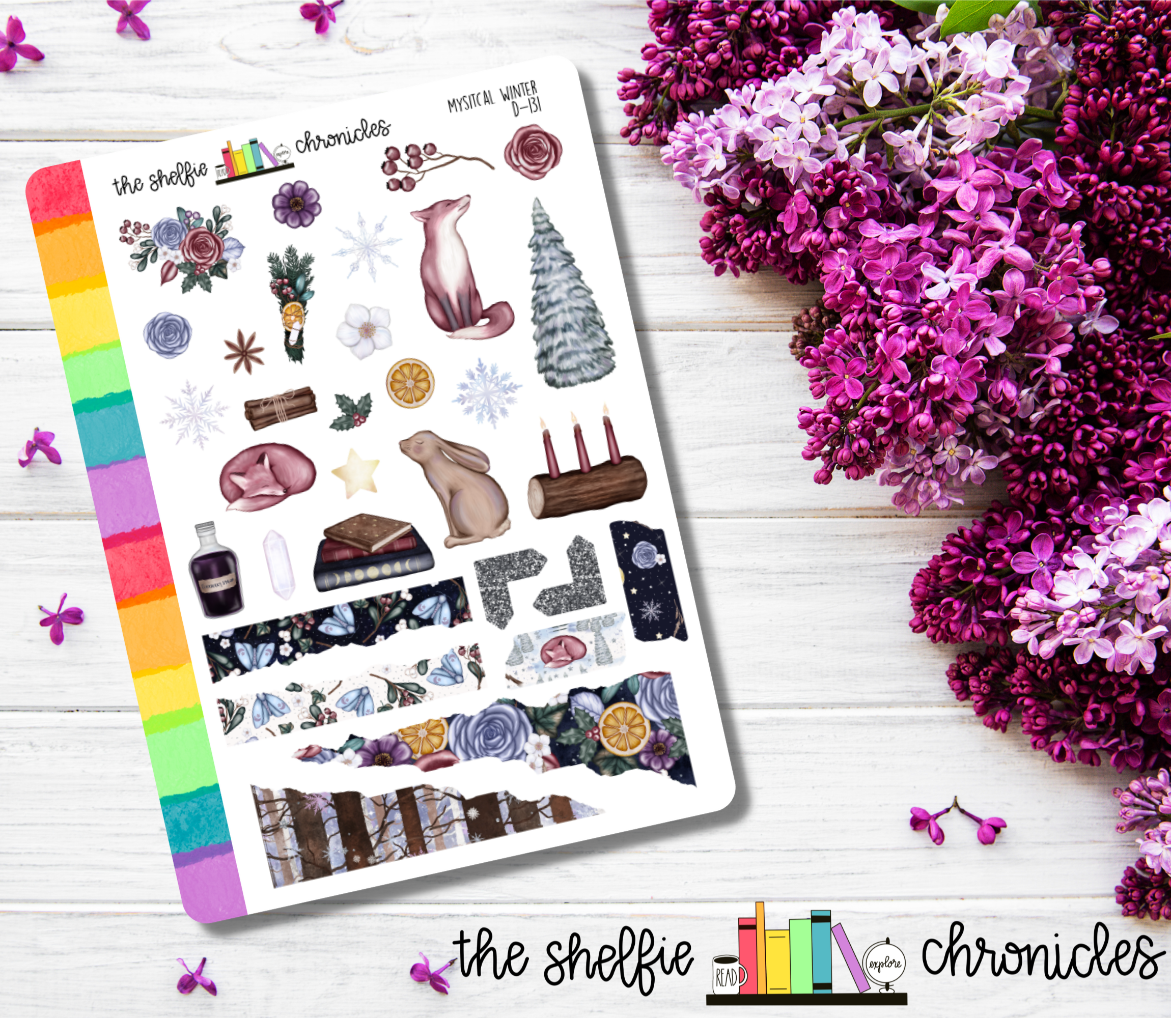 132 Colorful Bullet Journal Digital Stickers